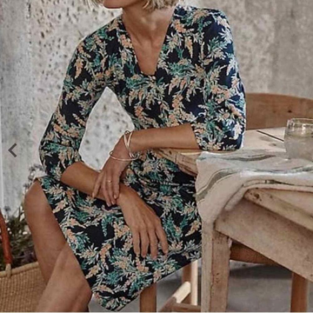 J.Jill Exotic Blooms Garden Mini Dress in Size Small Petite